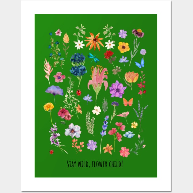 Wildflowers Wall Art by Art ucef